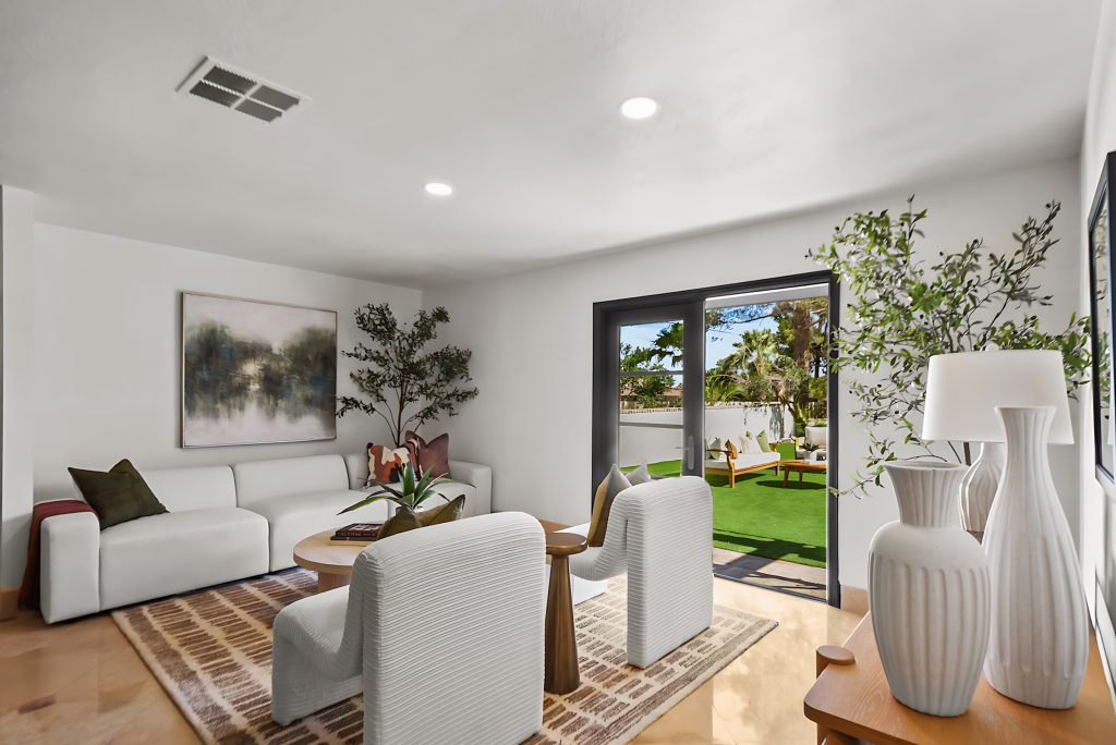 Summerlin staged home interior with elegant furniture and decor. | Utopia Luxury Home Staging & Design